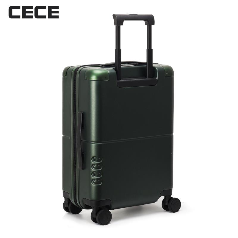 新款CECE行李寸箱女万向轮结实耐用加厚24杆登机拉箱密箱码旅行箱