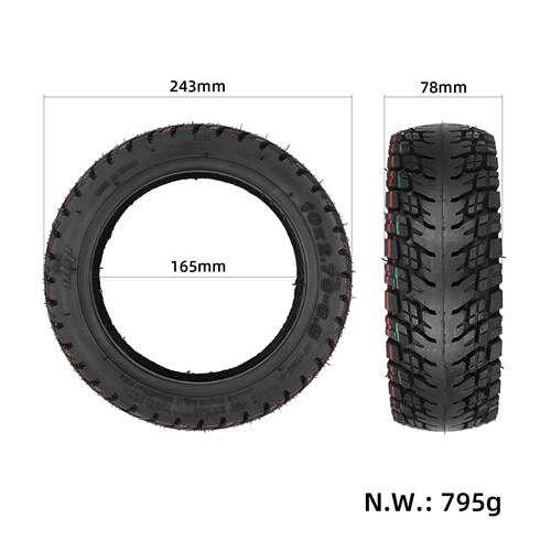 10*2.7-6.5电动滑板车轮胎 代驾车加厚10寸10X2.7-6.5ULIP真空胎