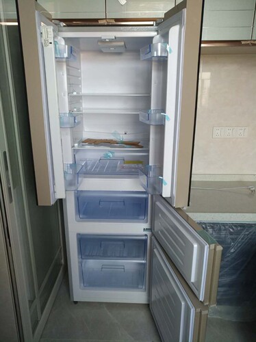 AUX/奥克斯299L升电冰箱家用双开门对开四三门超薄静音大容量节能
