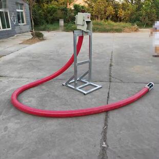 4寸软管吸粮机螺旋式 螺旋输送机吸谷 水稻自动提升设备车载式