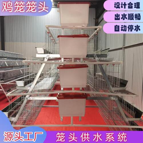 蛋鸡笼肉鸡笼笼头供水系统水箱支架阀门开关鸡笼配件三通弯头堵头
