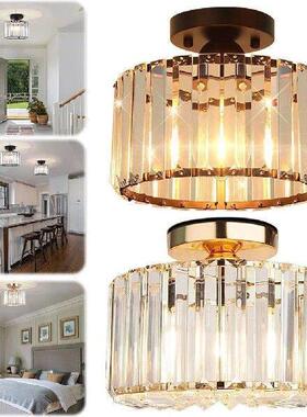 Modern Crystal Chandelier 3-LED Bulb E27 Socket Bedroom