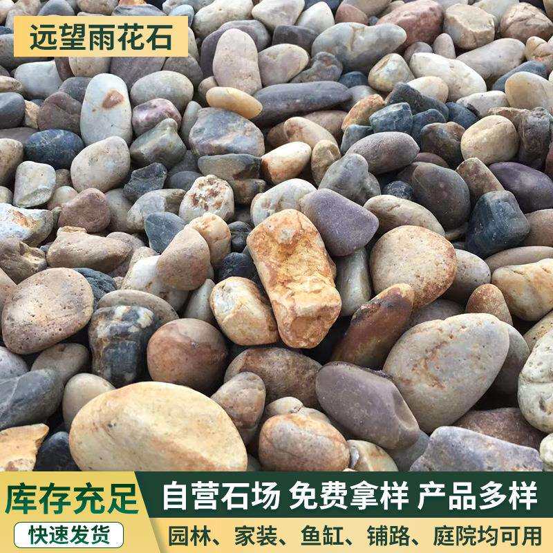杂色鹅卵石 厂家污水处理滤料石水池垫底变压器石河滩石头