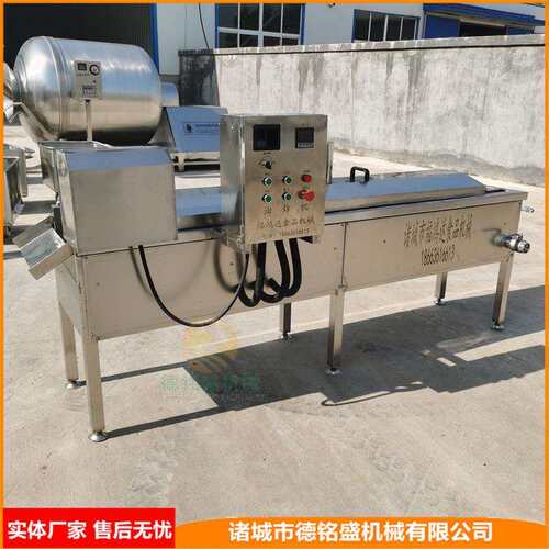 长条鱼类波轮式油炸锅 炸油条机器 自动翻面油条油炸机