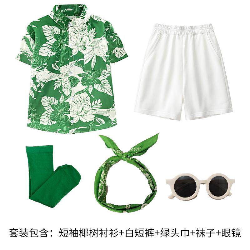 新款儿童8港式表演服装09生0S怀旧覆古衬衫幼业儿园毕小学学摄影