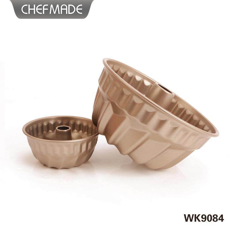 学厨6.5寸不粘咕咕霍夫模菠萝型模具 萨瓦林凸柱蛋糕模具烘焙模具