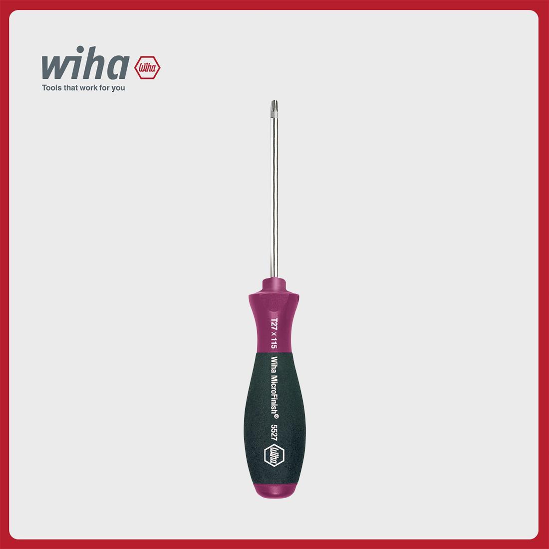 wiha威汉德国MicroFinish®防油可敲击星形螺丝起子