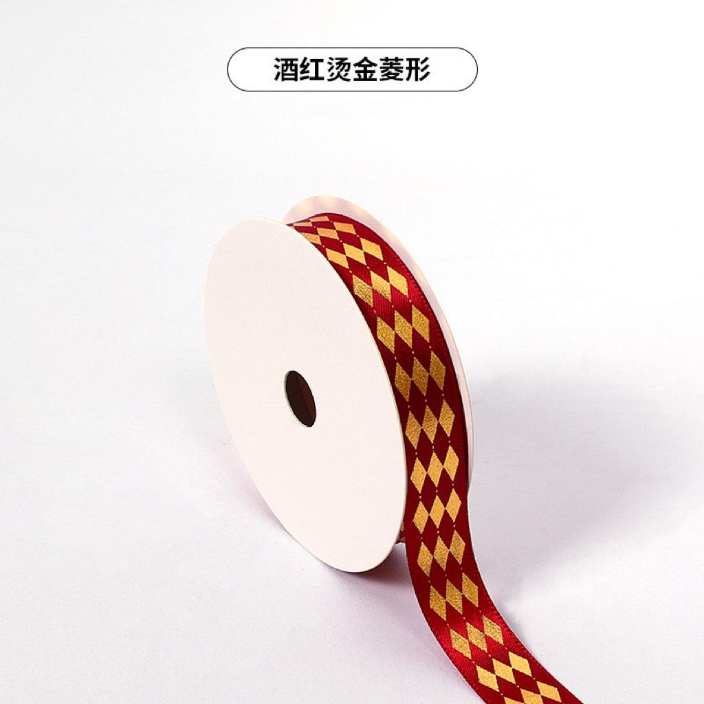 千鸟格蝴蝶结丝带绸缎缎带缎带