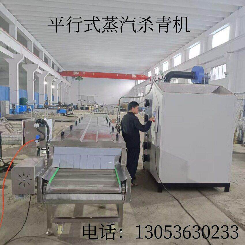 蒸汽加热菌菇类漂烫机 蒸汽式牛眼菊蒸煮杀青机 小菊花杀青机