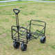 带桌板可折叠便携野营车户外拉车搬运车拉杆拉货手推车厂家批发