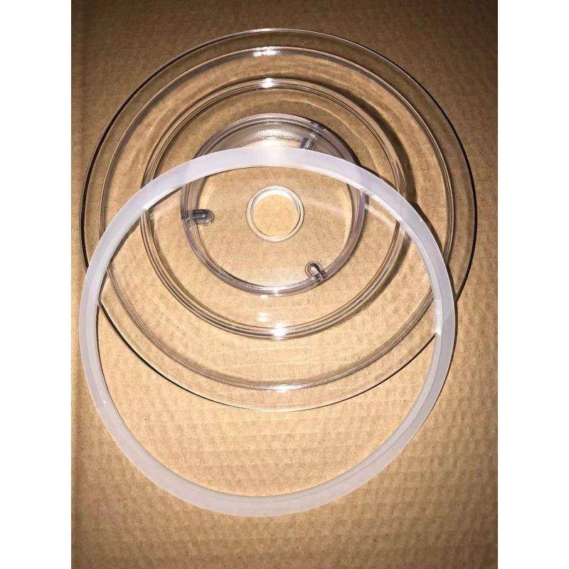 家用绞肉机盖子上密封圈硅胶垫胶圈绞肉杯盖料理机密封垫通用配件