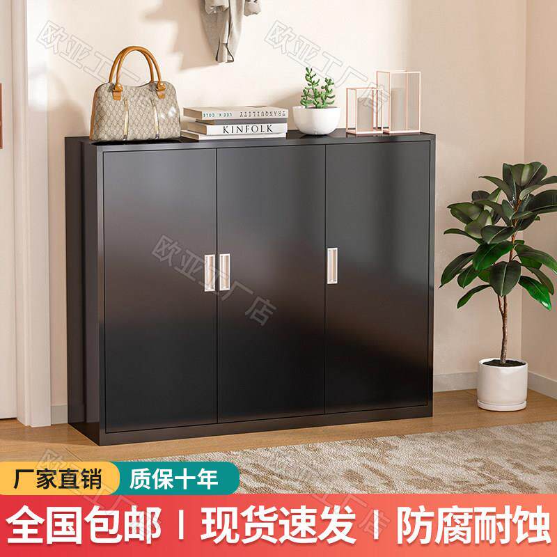 定制304不锈钢阳台收纳柜防晒防水家用鞋柜衣柜多层杂物收纳柜子