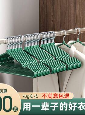 **Bold Non-slip Hangers, Plastic-coated Hangers, Traceless D