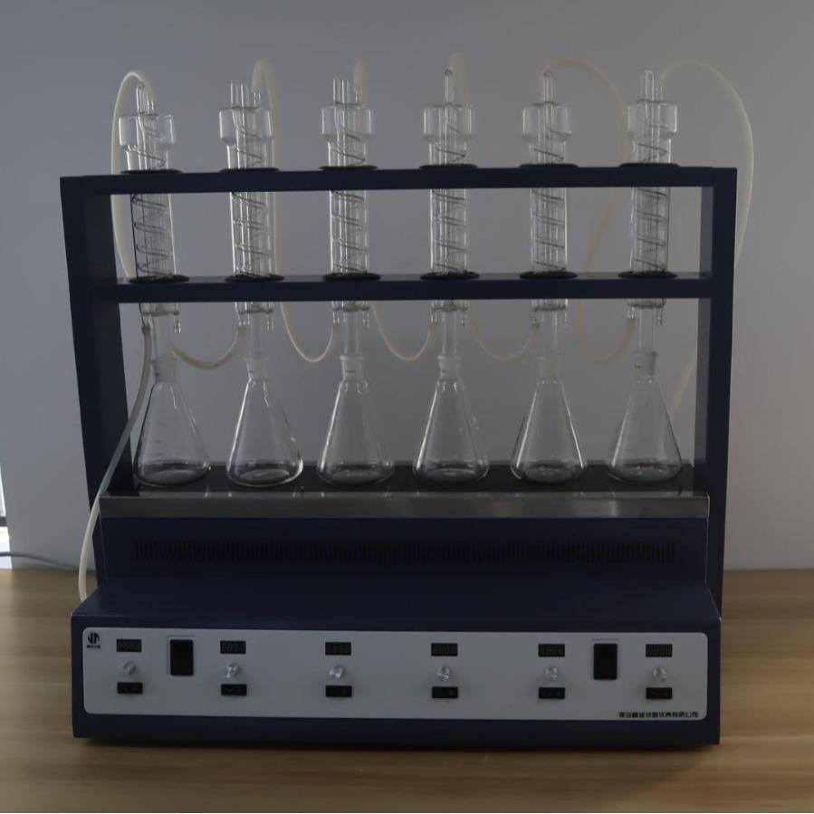 全自动智能一体化氨氮挥发酚氰化物蒸馏装置半自动蒸馏器