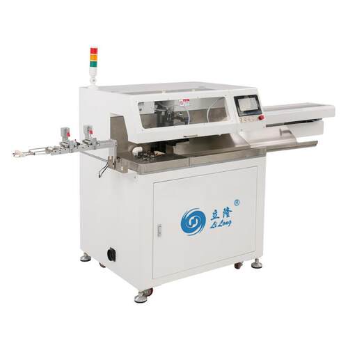 LL-558全数字智能双头剥皮扭线沾锡机全自动浸锡机高速稳定端子机