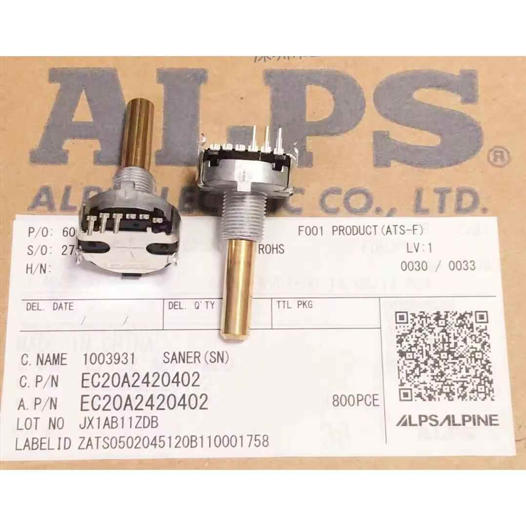ALPS原装EC20A2420402旋转编码器24定位脉冲不带开关汽车空调调节