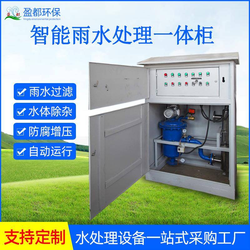 雨水智能水处理一体机 碳钢雨水收集器厂家 地面式雨水处理一体机