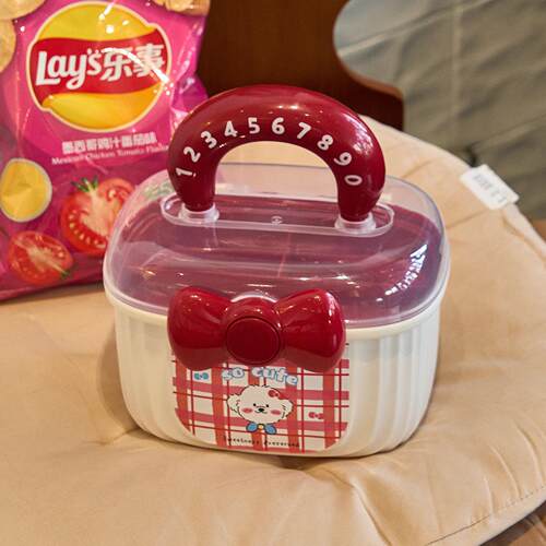 六一儿童礼物手提双层盒糖果包装盒卡通烘焙实用收纳礼品零食