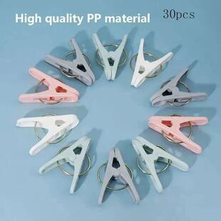 30pcs Windproof Clothespins Air Drying Clothes Socks Underwe