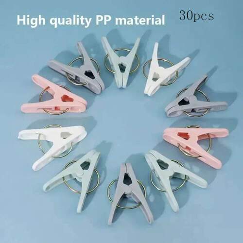 30pcs Windproof Clothespins Air Drying Clothes Socks Underwe