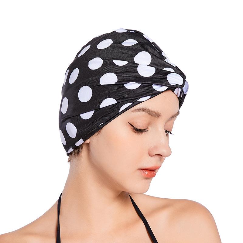 waterproof not cap cloth cross multi-color dot polka cap