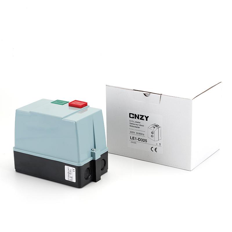 力磁起动器LEE1-D12塑料外壳电机起动开关QCX2（L11HAC）-8电机保