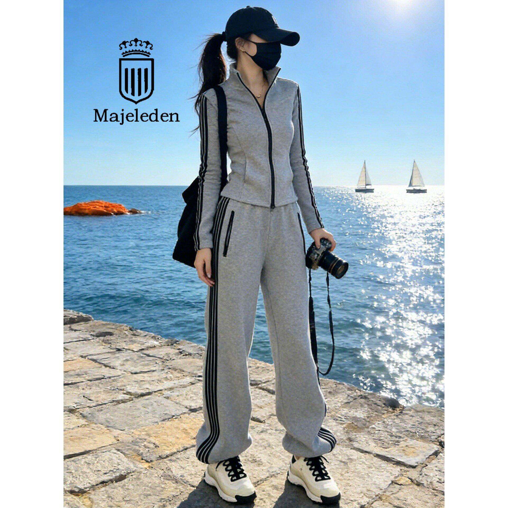 正品2026年春新款休闲运动套装女韩版显瘦高级感卫衣束脚裤两件套