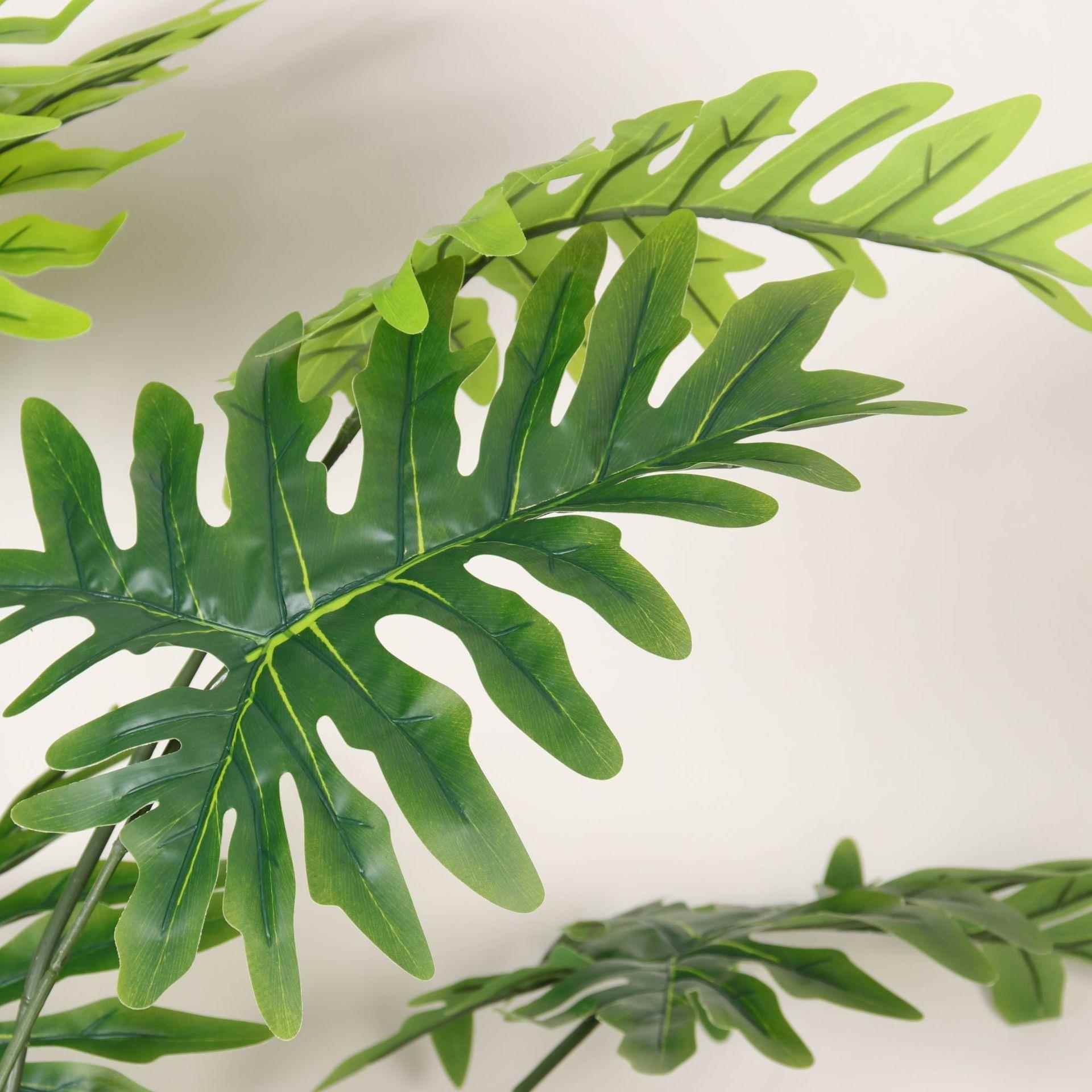 仿真喜林芋春芋假绿植盆栽室内客厅组合造景落地装饰摆件仿生植物