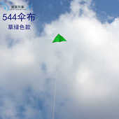 544软伞布碳素杆风筝批发 草绿色展翼风筝 王侉子伞布三角风筝