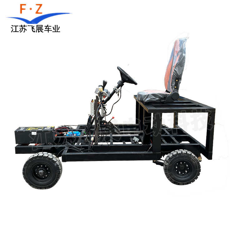 电动四轮特种工程车 观光车底盘带框架板大功率载重电机控制器