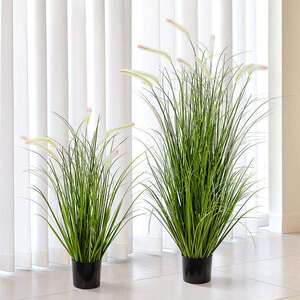 仿真绿植高级感芦苇草狗尾草家居客厅摆件假树室内装饰软装植物