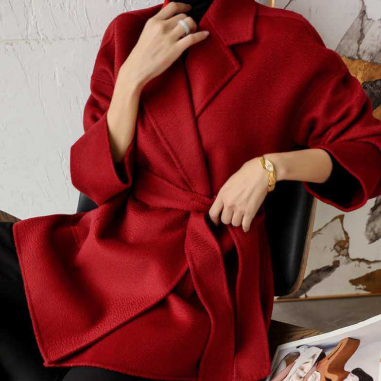 50毛双面顺毛呢粗纺羊毛面料 衣服布料批发工厂供应红色毛呢面料,纺织面料/辅料/配套,毛呢布料,淘宝优惠券,粉丝福利购,淘宝优惠卷