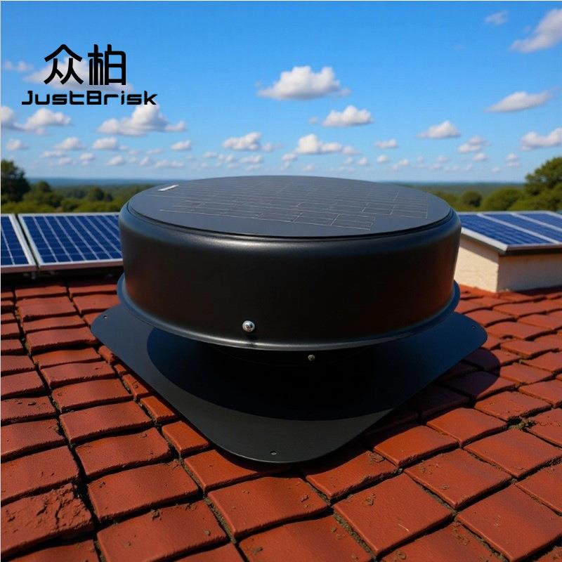 众柏JustBriskSolarventilationfan太阳能抽风机换气扇排气扇