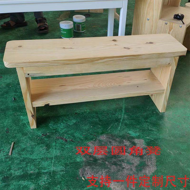 可坐穿鞋凳家用长条凳阳台加宽凳小木凳子入门鞋凳子实木长凳定制