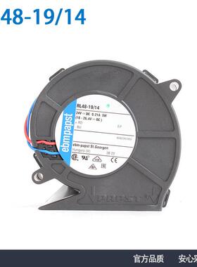 原装ebmpapst风机RL48-19/14 24V 0.21A 5W 涡轮鼓风机 散热风扇