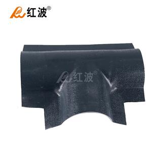 红波厂价销售 建筑T型三通PVC树脂瓦 祖屋绝缘合成树脂瓦屋顶配件
