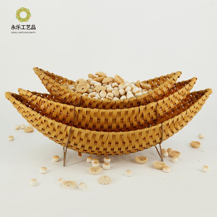 重庆网红创意餐具个性怀旧塑编火锅菜盘特色小吃油炸酥肉盘子