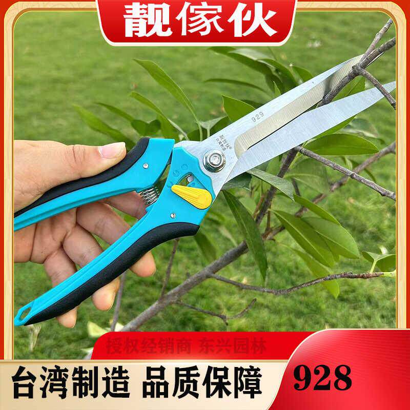 靓家伙929长刃修枝剪刀 园艺剪花卉剪月季剪 云片剪加长刃叶芽剪