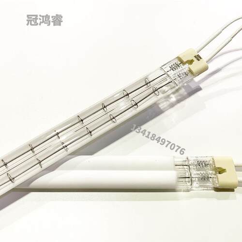 红外线双管半涂白500W 690MM 220V 注塑机加热管 吹瓶机灯