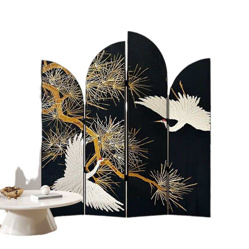 屏风隔断客厅奶油风可折叠移动入户玄关简约现代正对门口遮挡屏风