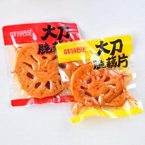 味到舌足藕片大刀脆藕片黑鸭味辣卤味散装好吃的麻辣休闲零食小吃