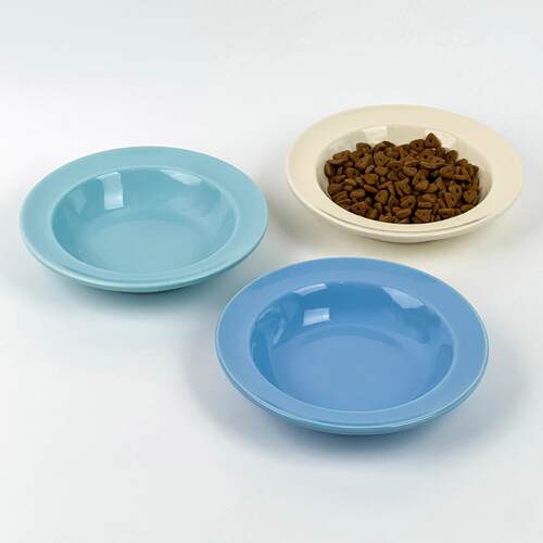 Elevated Cat Bowl with Neck Protection, High-Footed Water Bo