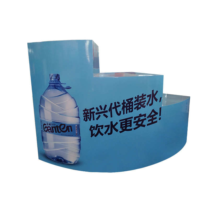 定制亚克力大型展式台不锈钢高端展会展示架多层组合产品陈列堆头