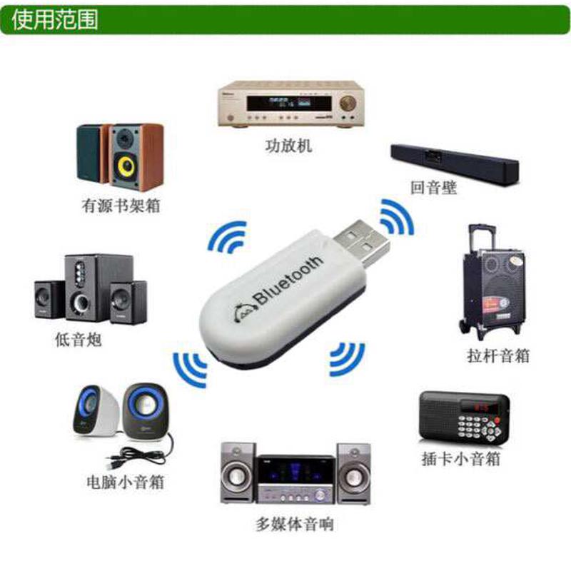 车载蓝牙接收播放器USB无线音频转音响功放手机蓝牙音乐免提通话
