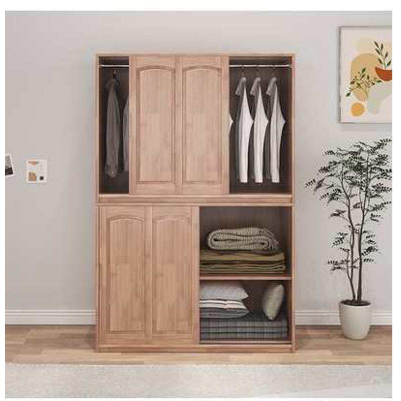 棉被柜实木收纳柜卧室大容量储物柜防潮透气被子柜子组合衣柜