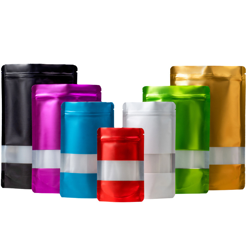 包装袋加厚开窗自立铝箔自立袋