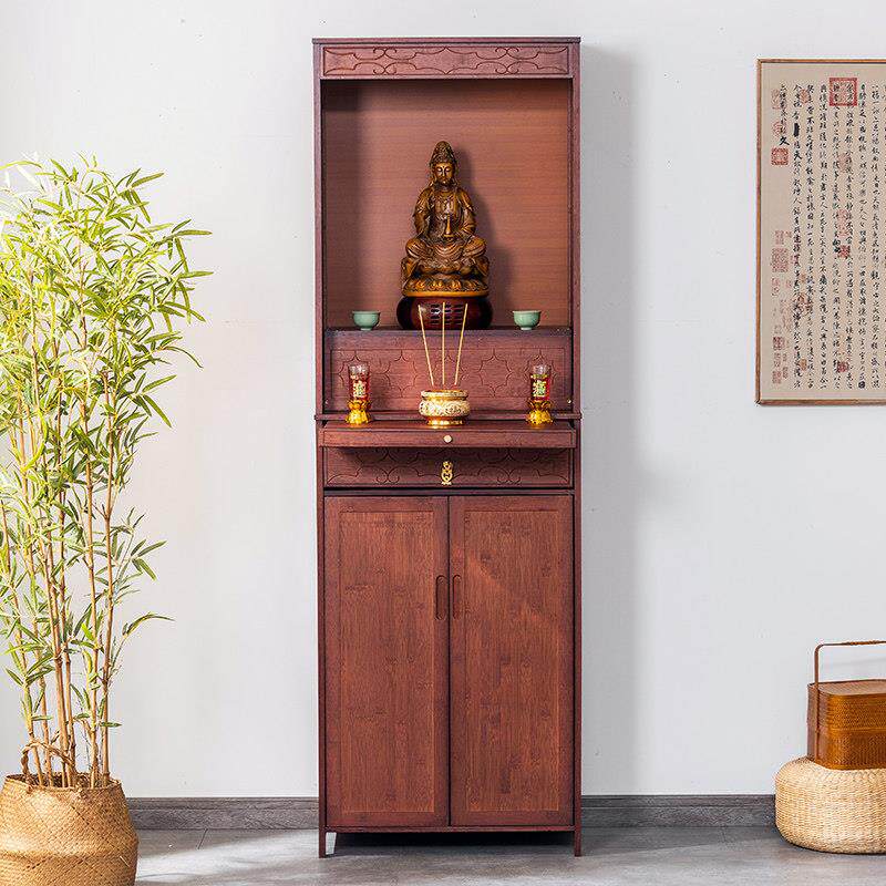 佛龛新中式立柜财神爷柜子观音关公神台供桌家用香案现代轻奢小型