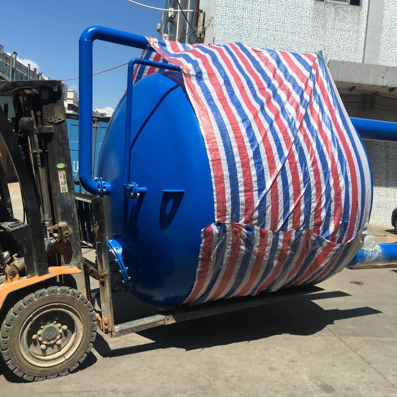 印染废水碳钢材料水处理罐粉尘悬浮物石英砂过滤器活性炭过滤器