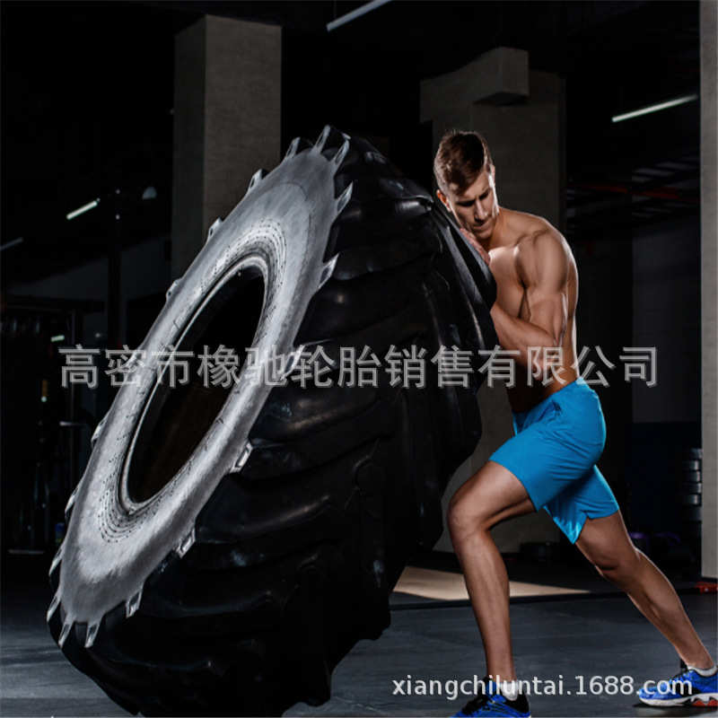 健身轮胎体能训练30 50 60 70 80 100 120KG公斤健身房 轮胎 - 实物图