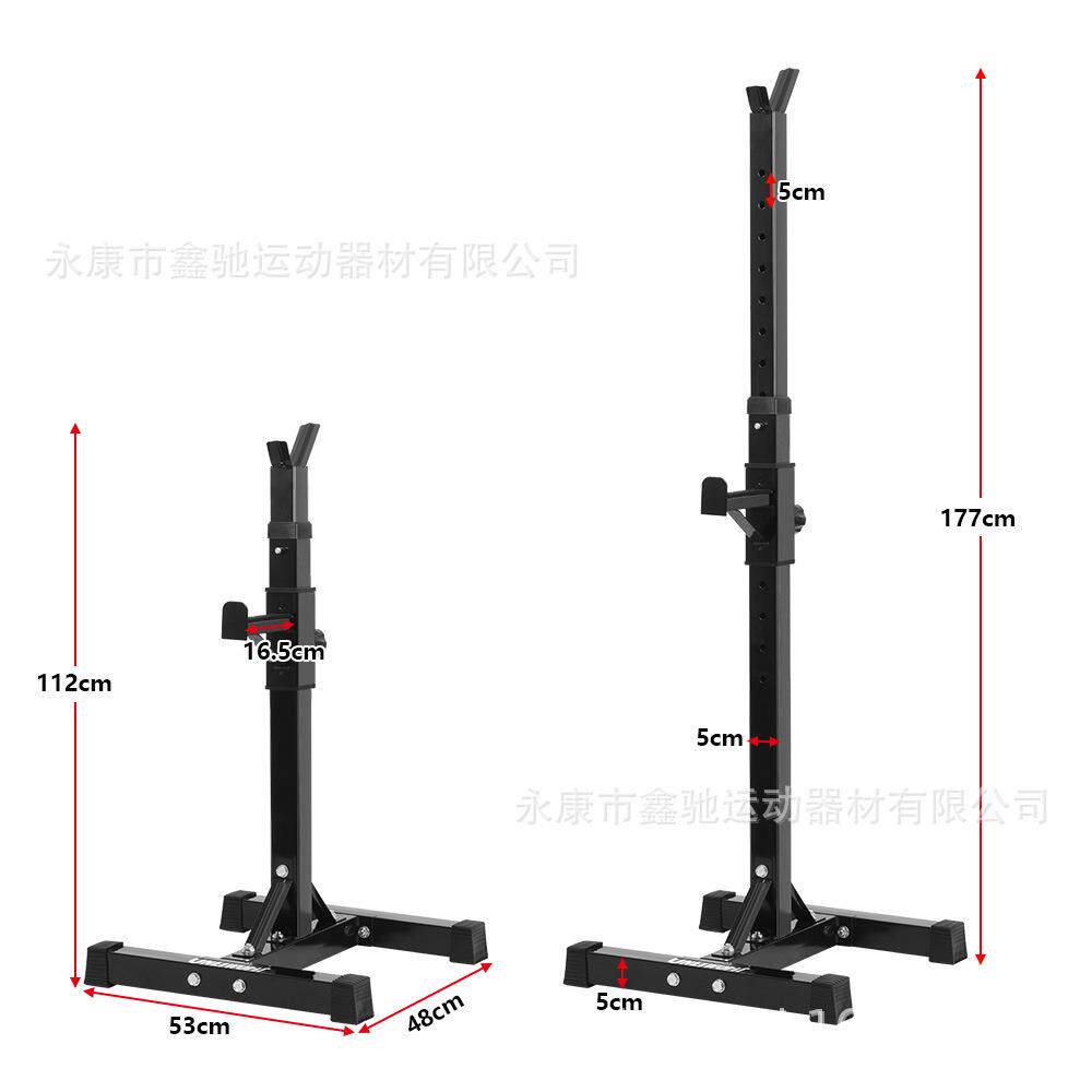 工厂杠铃架豪华款深蹲架分体式卧推杠铃架